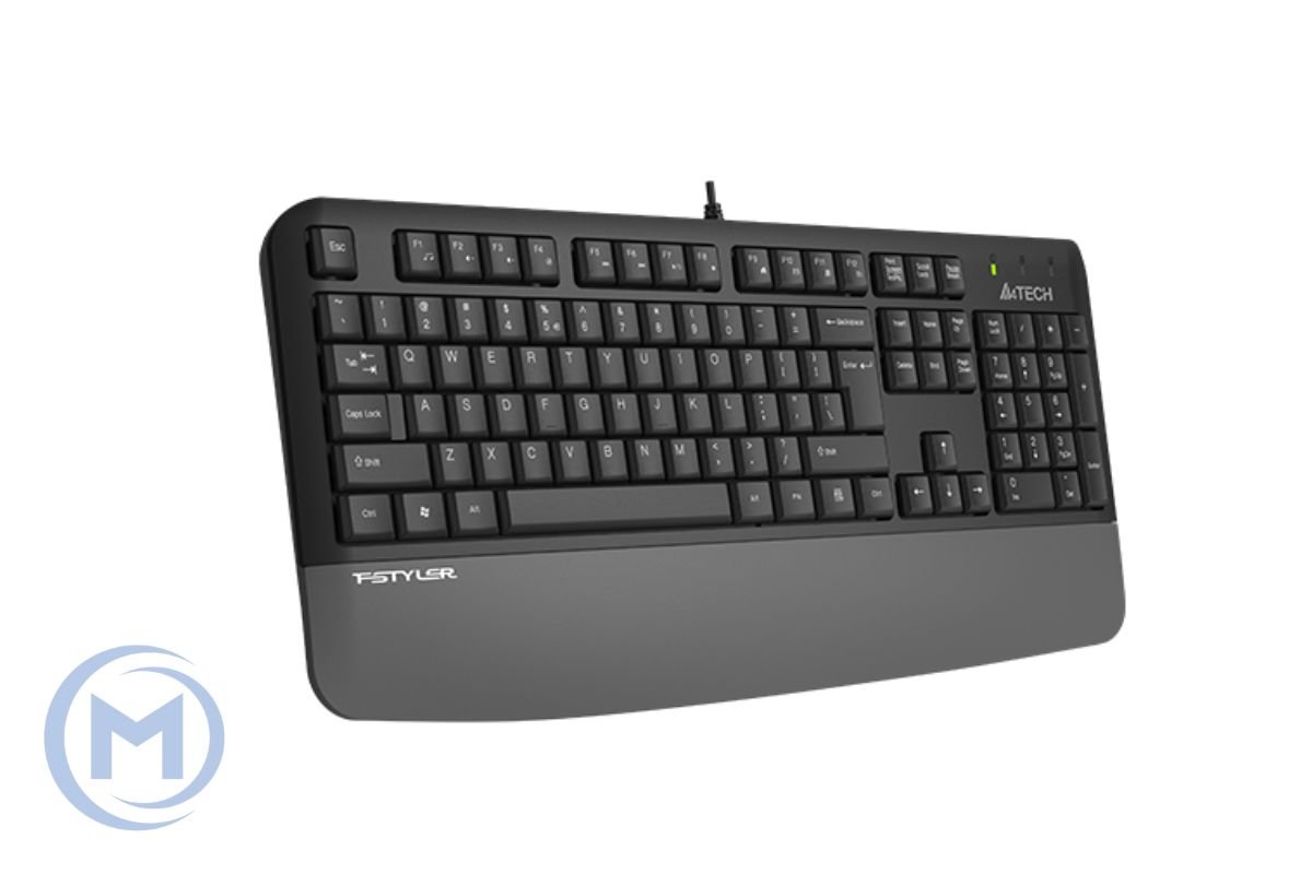 A4TECH FSTYLER FK20 MULTIMEDIA KEYBOARD USB BLACK US+RUSSIAN