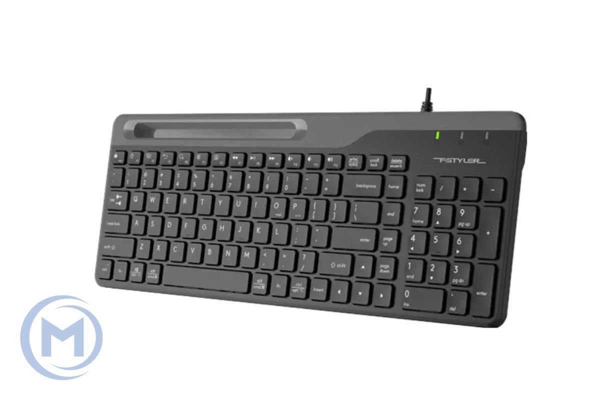 A4TECH FSTYLER FK25 MULTIMEDIA COMPACT KEYBOARD USB BLACK US+RUSSIAN