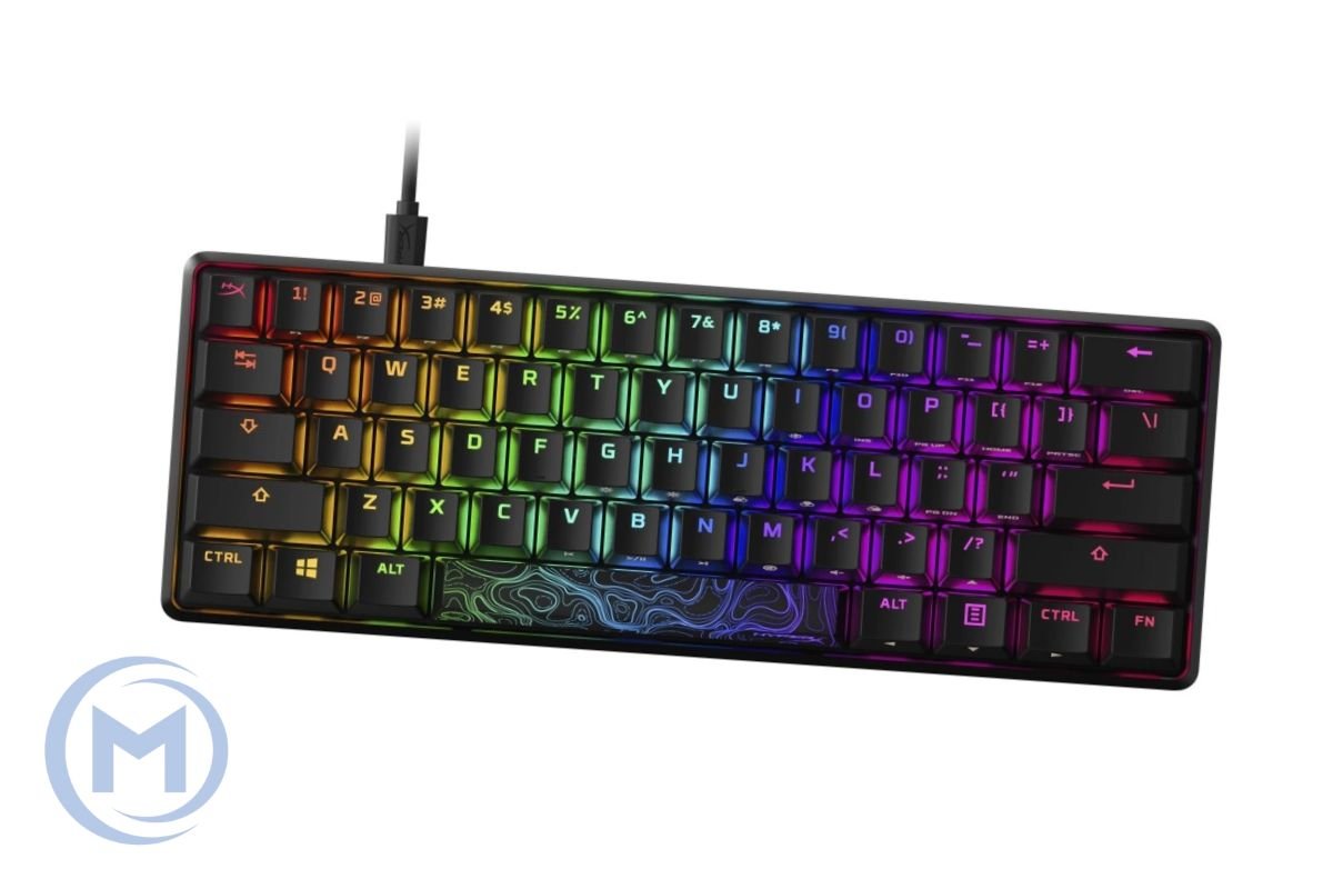 HyperX Alloy Origins 60 4P5N0AA#ACB (HKBO1S-RB-RU) Mechanical Gaming Keyboard,HX Red,Backlight,RU