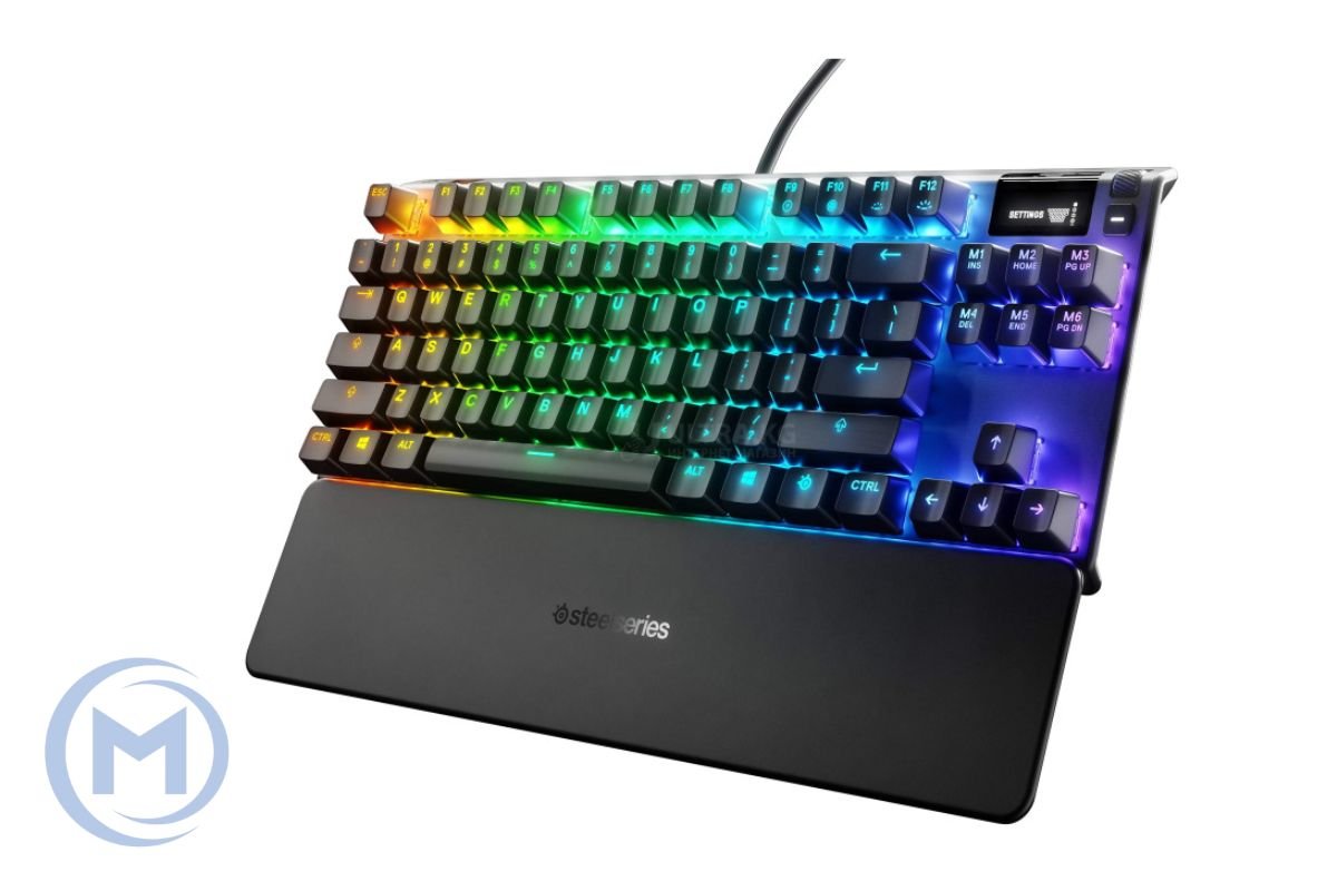SteelSeries Apex 7 TKL Mechanical Gaming Keyboard OLED Smart Display RGB Backlight, ENG