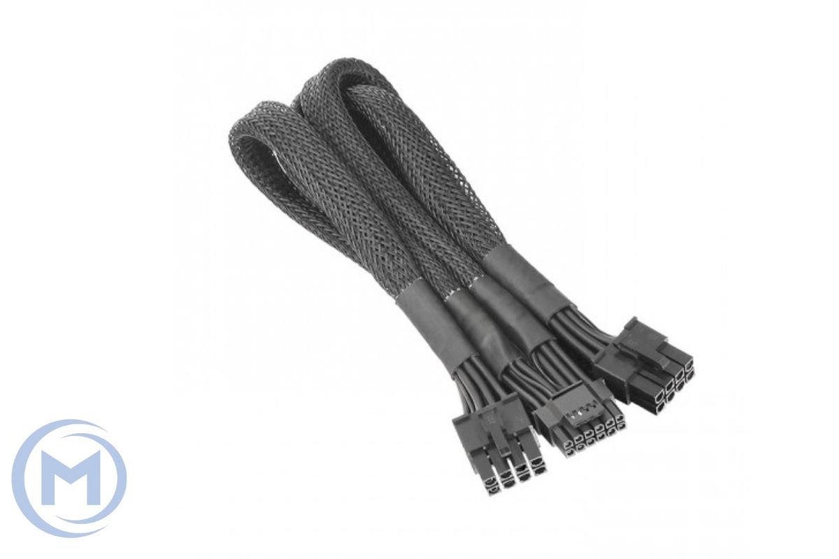 Кабель для видеокарты Sleeved PCIe Gen 5 Splitter Cables (Dual 8Pin to 12+4Pin)/600mm[AC-063-CN1NAN-A1]