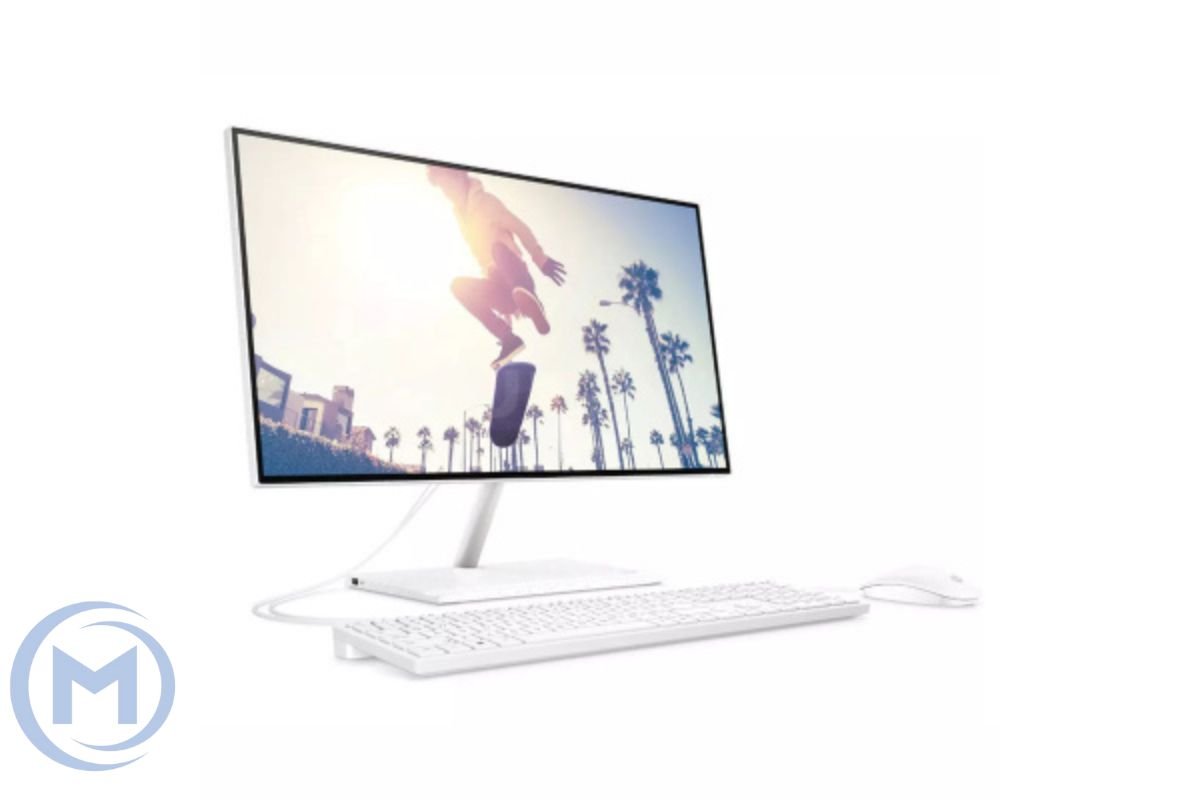 Моноблок HP AIO 24-cb1008ny i5-1235U, 16GB DDR4, SSD 1TB NVMe , 23.8 FHD Antiglare IPS Touch, DOS, Bluetooth, WLAN, WiF, WC, мышь+клавиатура ENG, белый