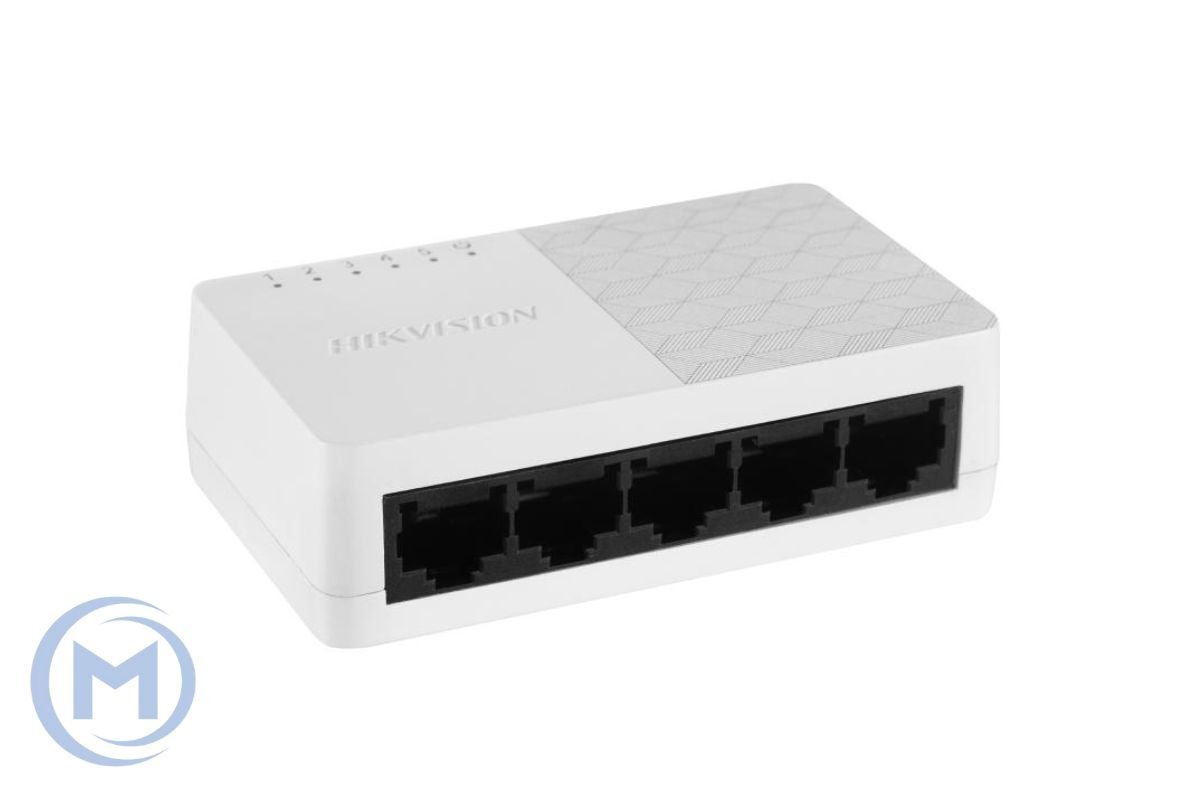             HUB Switch HIKVISION DS-3E0505D-O(STD)  5-port 10/100/1000Mbps