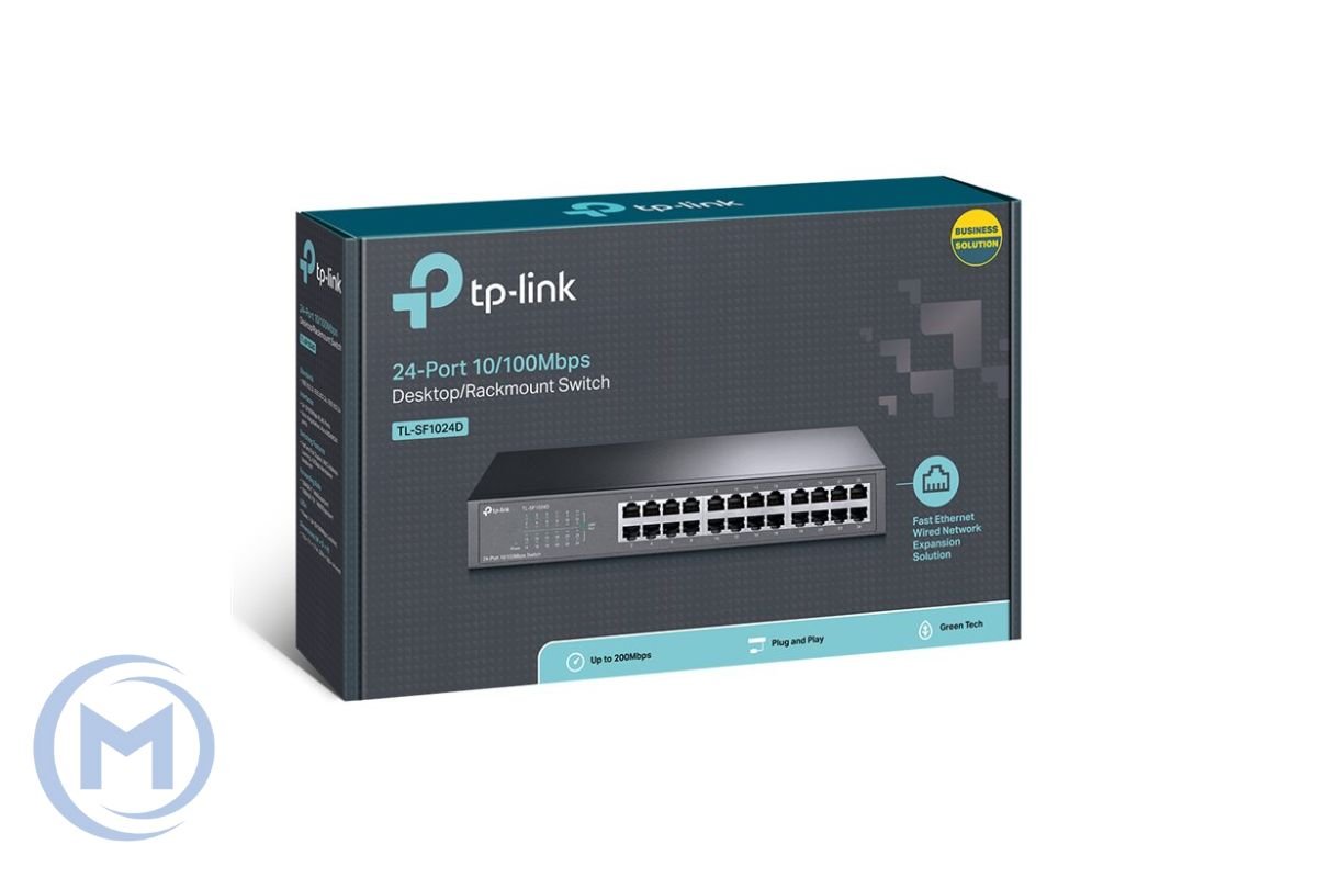 Сетевой коммутатор TP-Link TL-SF1024D, 24-Port 10/100 Mbps