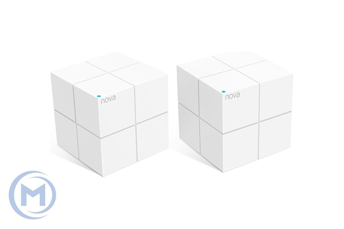             Wireless   Mesh Wi-Fi System Tenda NOVA MW6(2-pack) AC1200M 867Mbps on 5GHz,300Mbps on 2.4GHz 350м2