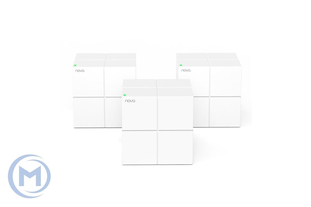             Wireless   Mesh Wi-Fi System Tenda NOVA MW6(3-pack) AC1200M 867Mbps on 5GHz,300Mbps on 2.4GHz 500м2