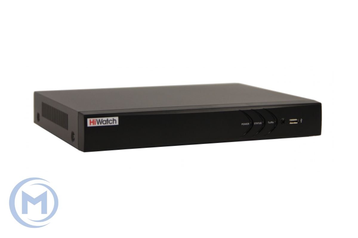                     NVR HIWATCH DS-N304P(D) (80mbps,4 IP,1ch/8MP,4ch@1080P,4PoE,1HDD upto 6TB,GLAN,H.265)