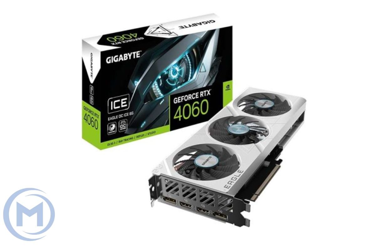             GEFORCE RTX4060 OC 8GB GDDR6 128bit 2505Mhz 2xDP 2xHDMI GIGABYTE GV-N4060EAGLEOC ICE-8GD