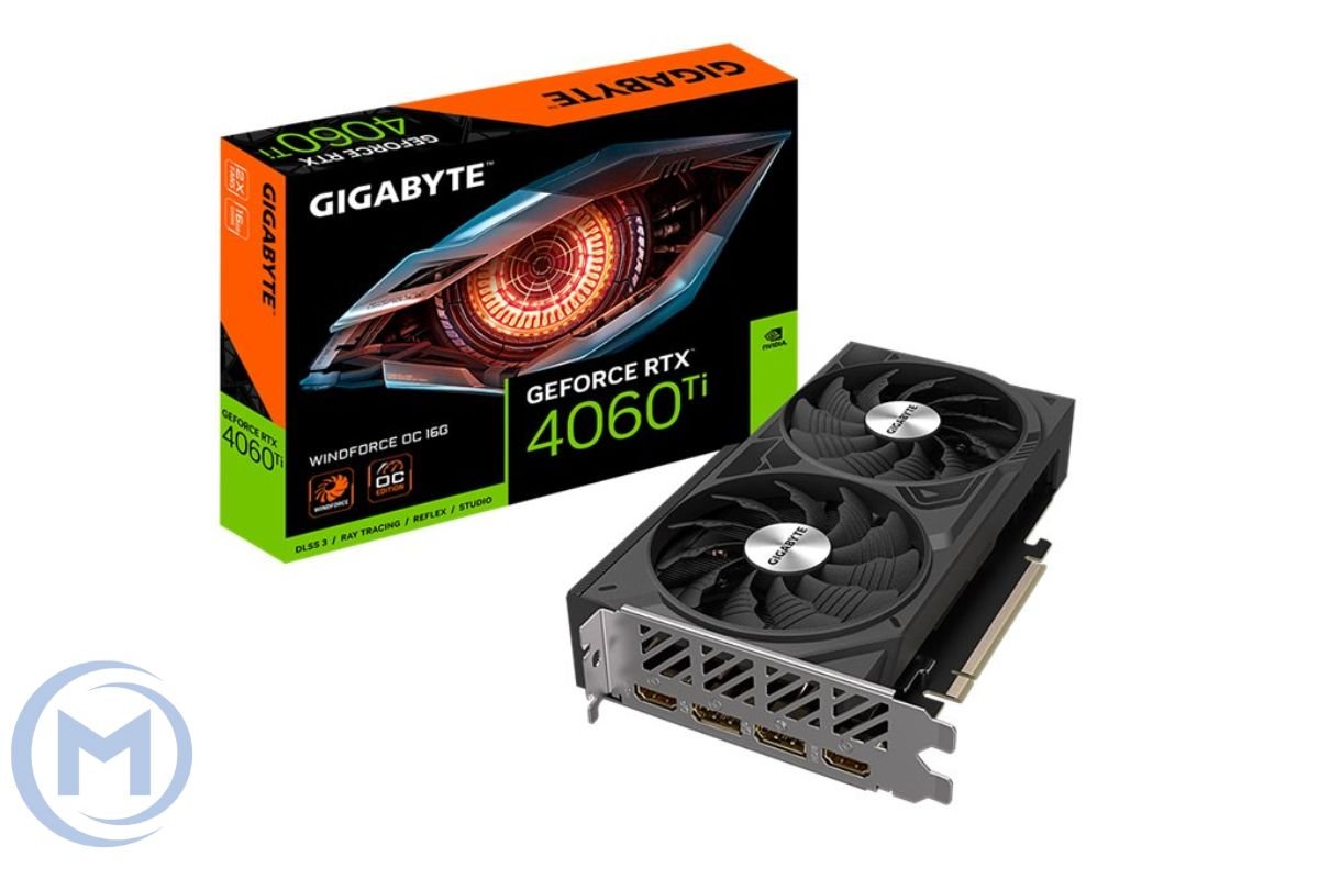             GEFORCE RTX4060Ti OC 16GB GDDR6 128bit 2565Mhz 2xDP 2xHDMI GIGABYTE GV-N406TWF2OC-16GD