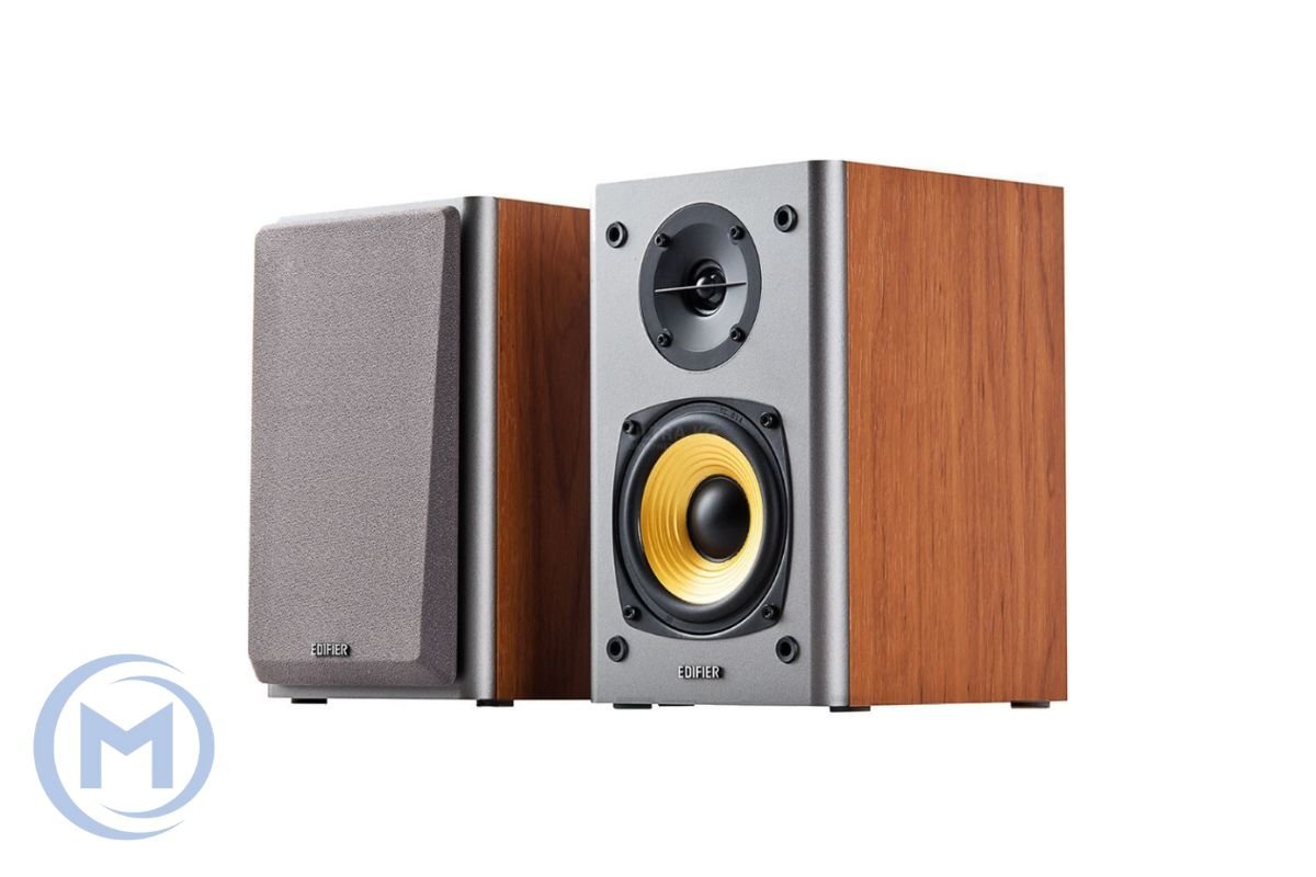 Звуковая система Edifier R1000T4, ≥85dB(A), 75Hz - 18000Hz, Dual RCA Inp, RMS 24W(12W+12W) ON ), 4" (Mid-range and bass)+0.5"(Treble), МДФ, brown