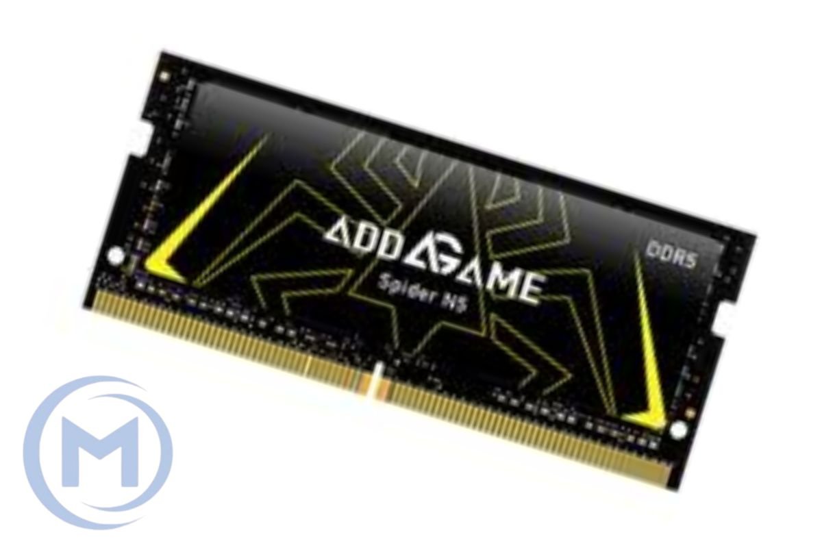 SODIMM DDR5 16GB PC-44800 (5600MHz) 1.1V, CL46, 262-Pin, Addlink Spider N5, Made in Taiwan [AG16GB56C46N5S]