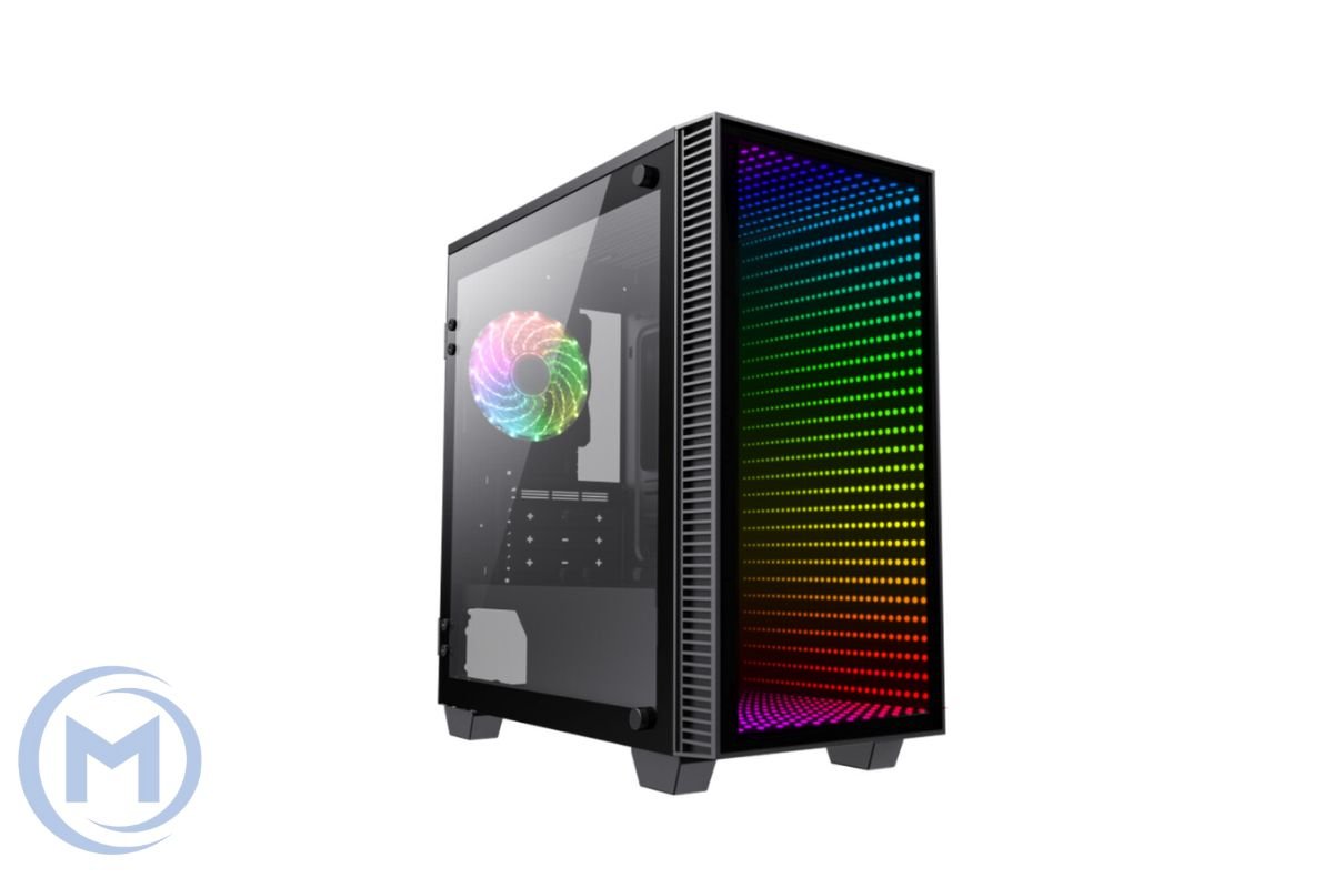 Компьютерный корпус Gamemax Mini Abyss H608, 12660800003, mATX/Mini ITX, 2xUSB3.0, HD-Audio, Высота процессорного кулера 155, Длина VGA 340, 2*3.5/2*2.5, 403x194x415, Без Б/П, Чёрный