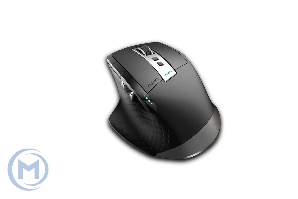 Компьютерная мышь Rapoo MT750S, 3200dpi, Bluetooth 3.0/4.0, Multi-mode, Беспроводной 2.4 ГГц, Эффективная дистанция 12 м., Литиевая аккумуляторная батарея 450 мАч, Черный