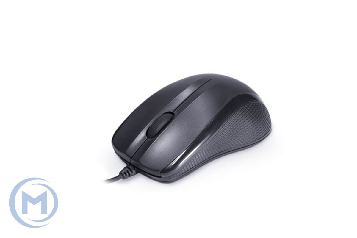 Компьютерная мышь Delux DLM-388OUB, 3D, Оптическая, 800dpi, USB, Длина кабеля 1,6 метра, Размер: 115,5*39,1*65,3мм., Чёрный