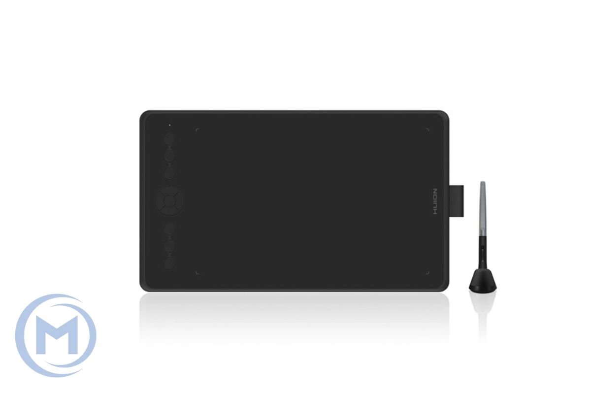 Графический планшет Huion H320M, Разрешение 5080 lpi, Чувствительность к нажатию 8192, Интерфейс USB, Рабочая область 279.4 х 174.6 мм. (10,2"x6,2"), Чёрный