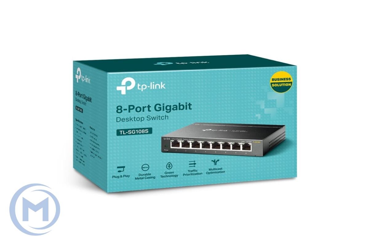 Коммутатор TP-Link TL-SG108S, 8-портовый
