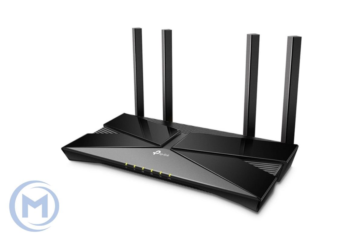 Маршрутизатор TP-Link Archer AX20, Wi-Fi-6 до 1,8 Гбит/с — до 1201 Мбит/с на частоте 5 ГГц, до 574 Мбит/с на частоте 2,4 ГГц, 802.11a/b/g/n/ac/ax, 4 фиксированные антенны MU-MIMO, OFDMA, 1 гигабитный порт WAN, 4 гигабитных порта LAN