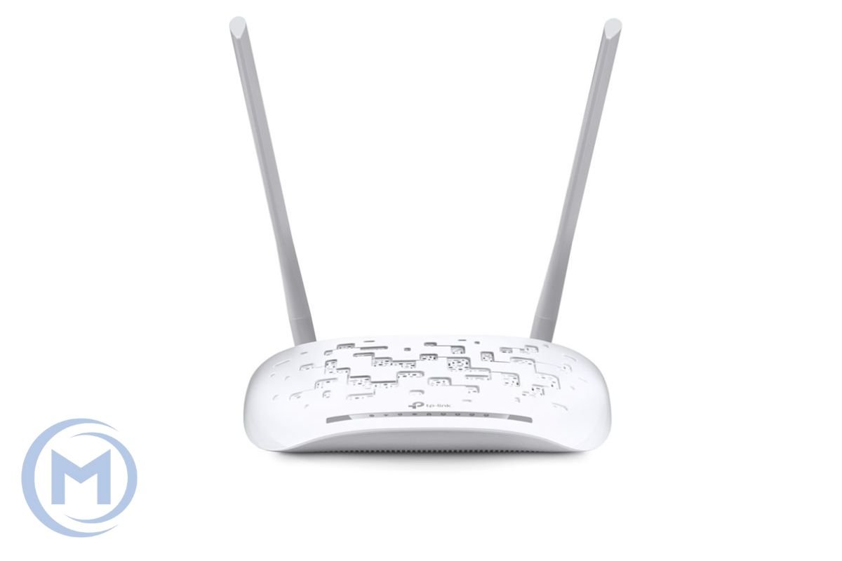 Модем TP-Link TD-W8961N, ADSL, Беспроводной, 300M, ADSL2+router,4 порта 10/100 Мбит/с (разъём RJ45),1 порт RJ11