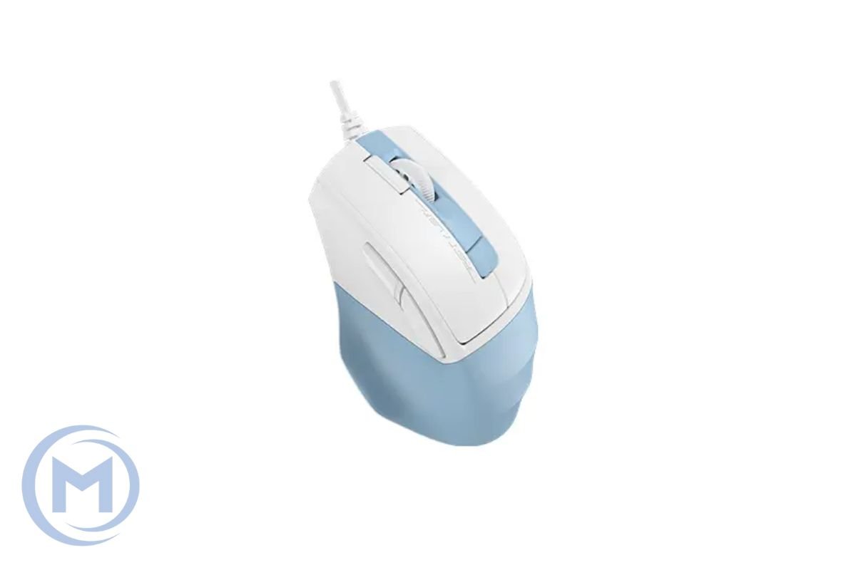 Мышь A4tech Fstyler FM45S Air Icy Blue, 2400dpi, 7btn, USB, 1.5m
